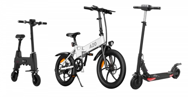 Micro e-bike vs e-scooter vs e-bike pliant