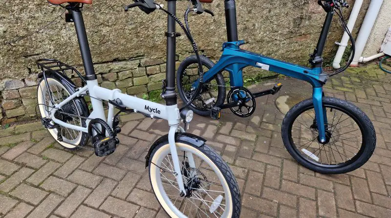 beste opvouwbare elektrische fietsen onder £ 1000