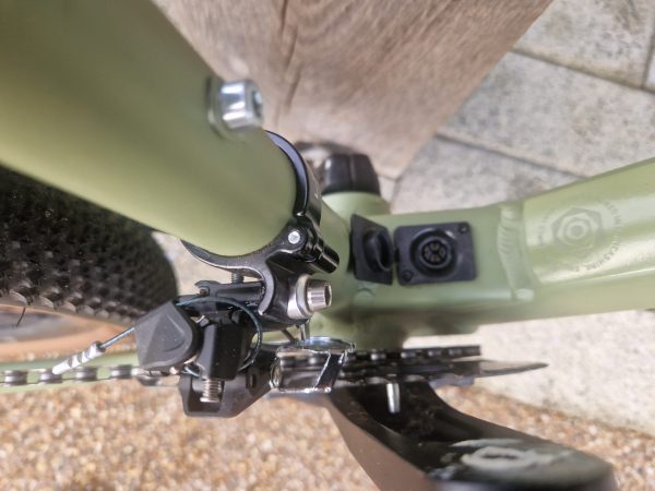 Ribble Gravel AL e Review - Power Your Next Adventure! 6 battery charging port on ribble gravel al e