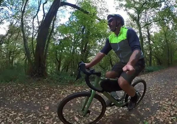 jazda po štrkovom štrku al e na plym valley trail