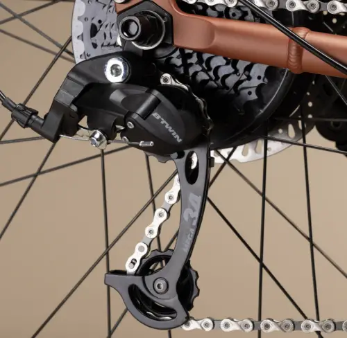 Decathlon Elops LD500e Electric Bike - First Look 10 decathlon elops ld500e gearing