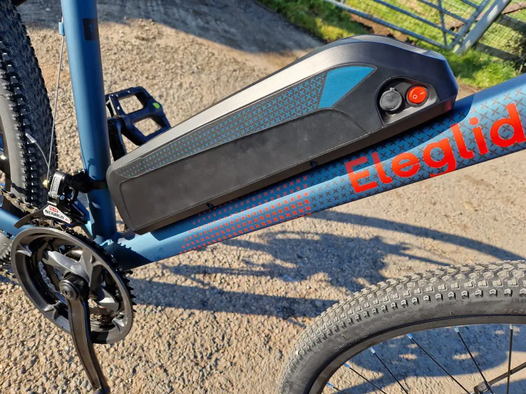 Best Electric Mountain Bikes under £1000 2 eleglide m1 battery