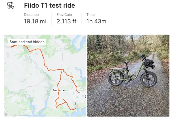 Fiido T1 Pro review: A great utility e-bike? 4 fiido t1 test route