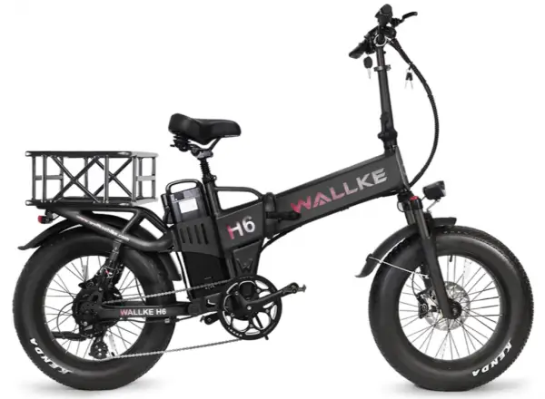 Wallke H6 najlepszy składany e-rower z grubymi oponami