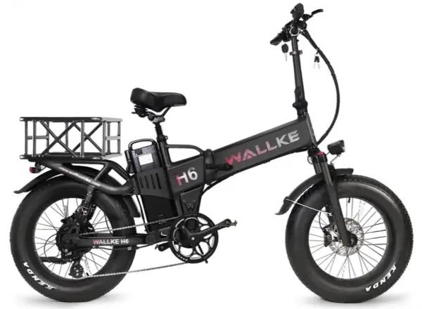 wallke h6 bästa hopfällbara fettdäck e-cykel