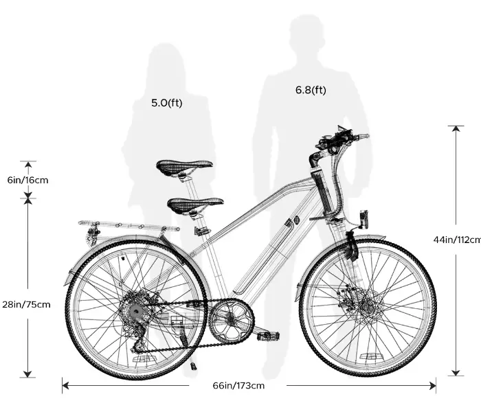 Engwe P26 - New Budget City E-Bike with Big Battery Capacity 5 engwe p26 sizing