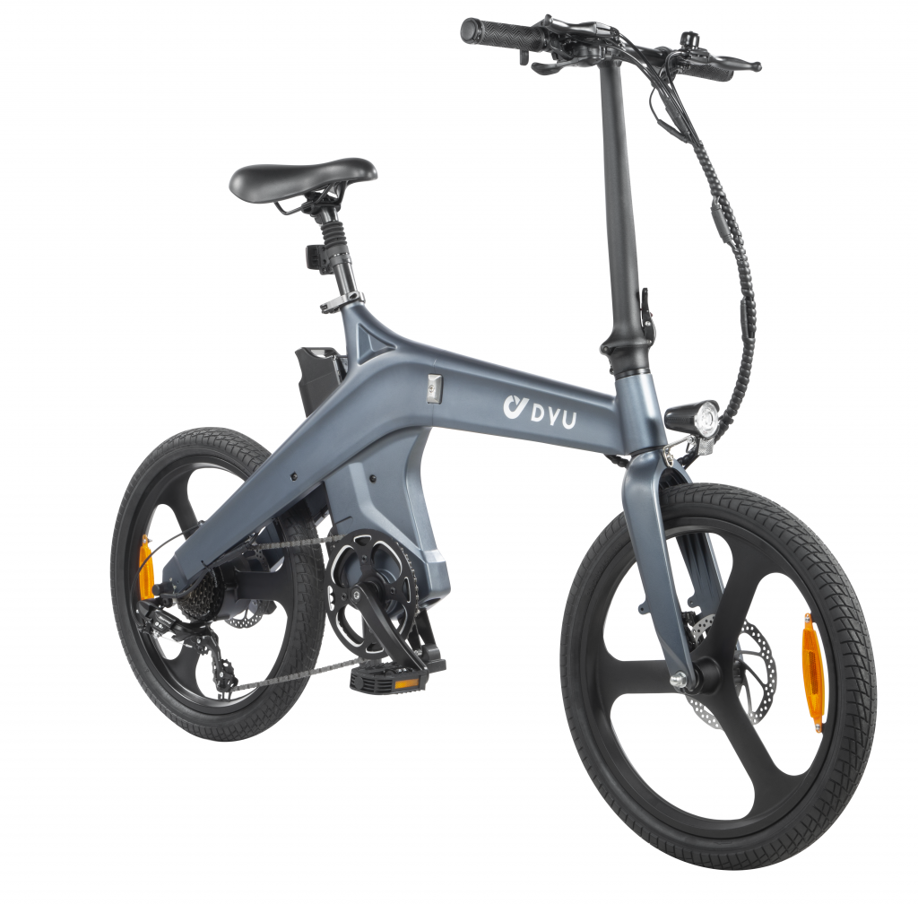 bicicleta elétrica dobrável dyu t1