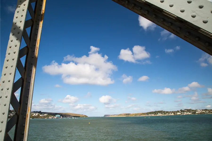 view from the camel trail in conrwall