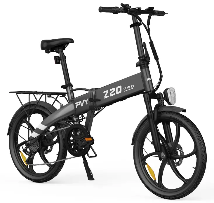 pvy z20 pro melhor bicicleta elétrica dobrável abaixo de £ 1000