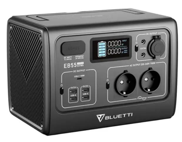Guide to Bluetti Portable Power Stations for E-Bike Adventures 7 Bluetti EB55 Portable Power Station 700w 537Wh