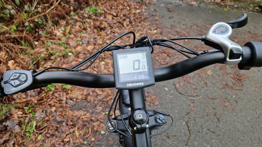 Odkrito električno kolo Himiway Cruiser: Ali je vredno vašega težko prisluženega denarja? 4 prikazovalnik križarke himiway