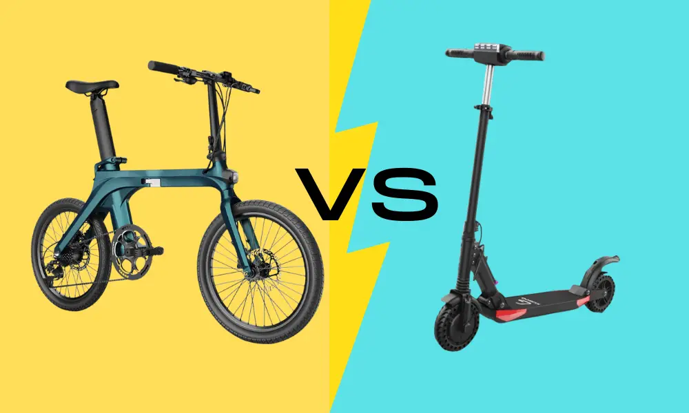 elektrische fietsen versus elektrische scooters