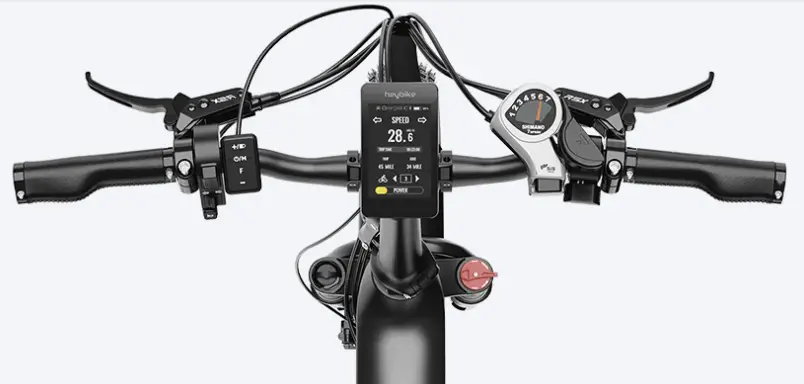 Introducing the Heybike Tyson Folding E-Bike: The Ultimate Blend of Style and Performance? 6 heybike tyson controls