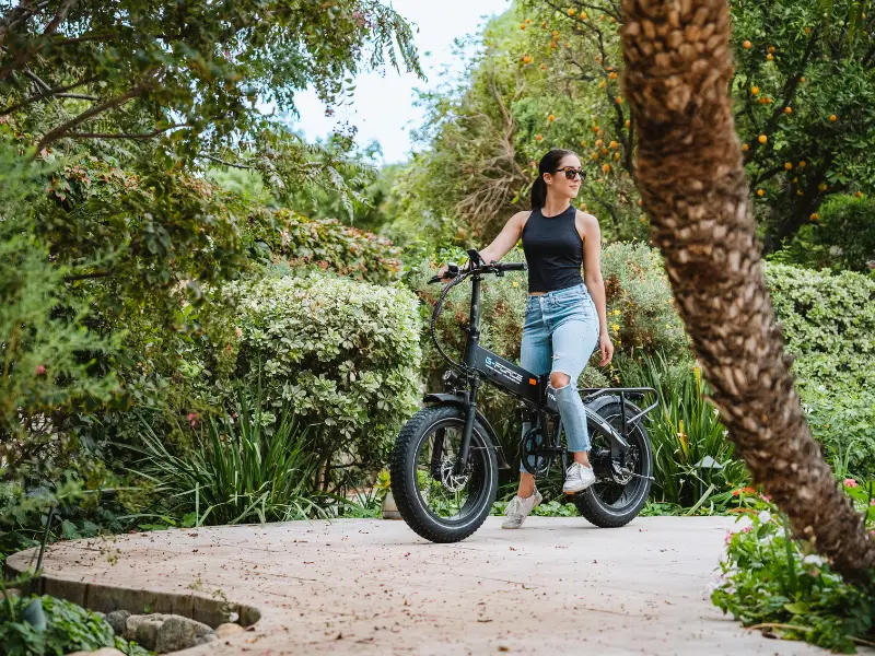 opvouwbare elektrische fat bike