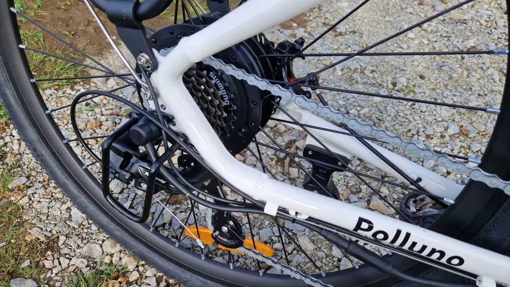 Eskute Polluno Plus review: best battery range for the price 4 eskute polluno plus bafang hub motor