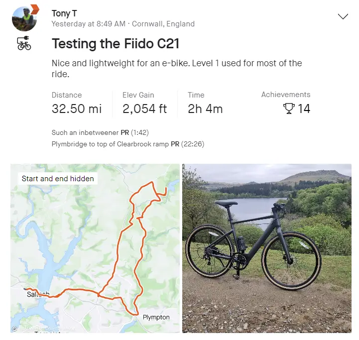 Fiido C21 E-Gravel Review: Affordable and Lightweight E-Bike 5 fiido c21 e-gravel test route