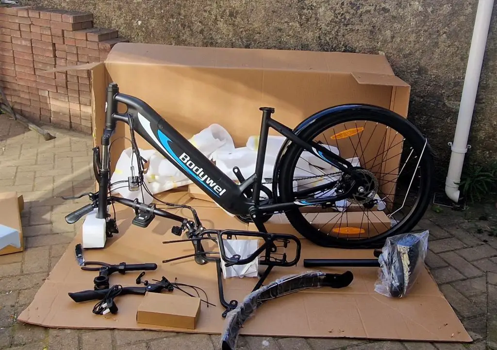 bodywel a275 e-bike unboxing