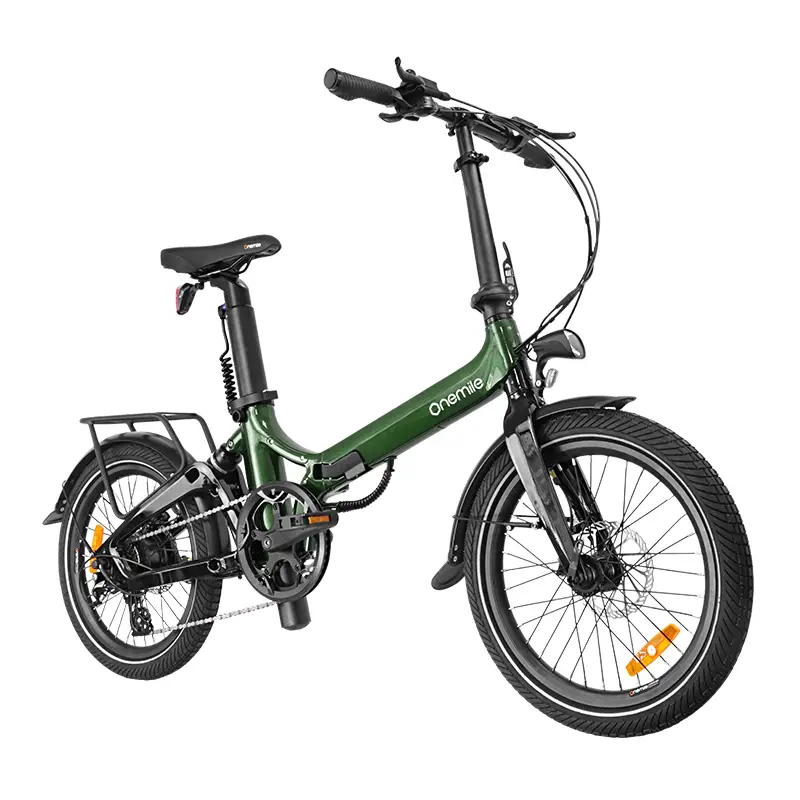 e-bike onemile nomad v zelenej farbe