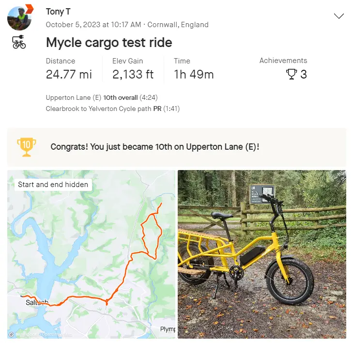 Mycle Cargo review: great value e-bike for load carrying 3 mycle cargo test ride