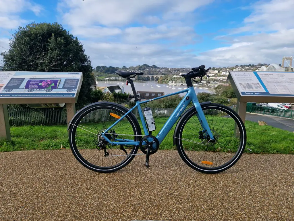 Heybike EC1 pela ponte tamar